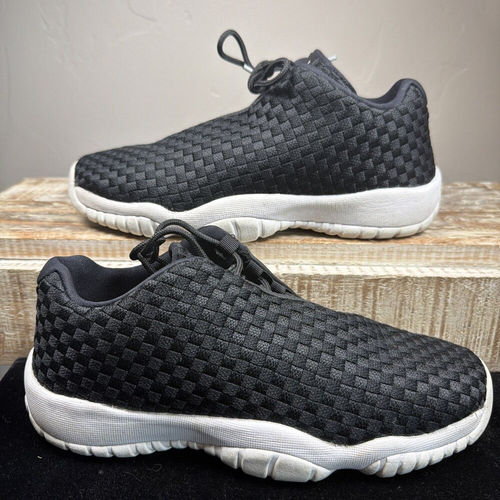 Nike Air Jordan Future Low GS 7Y Black Woven Shoes Size 8.5 Women